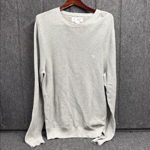 Original Penguin Gray Crewneck Sweater Soft Knit
